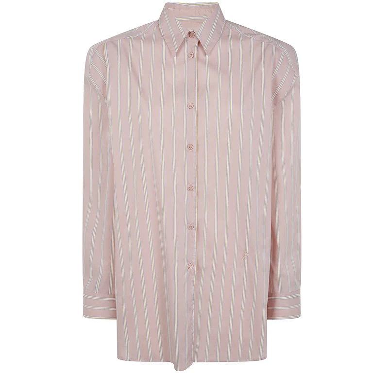 THE FRANKIE SHOP "Oana" Cotton Padded Shirt