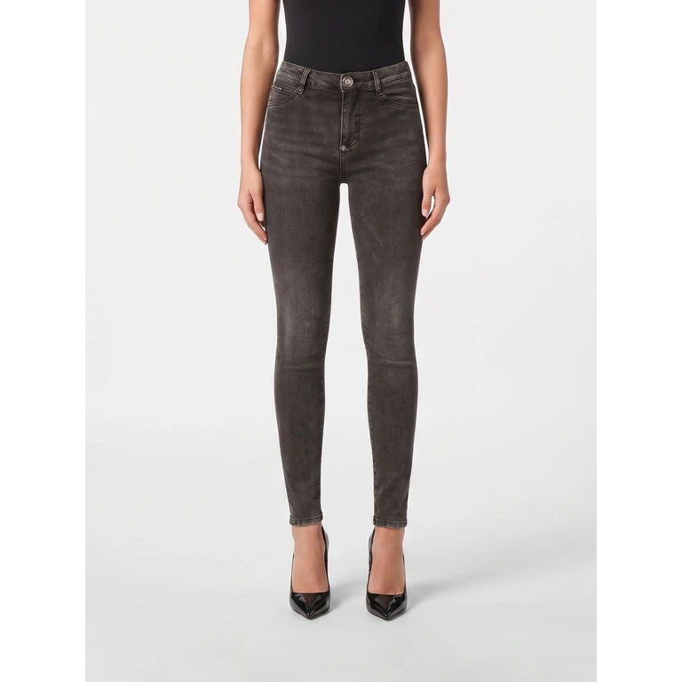 Jeans Woman color Grey (PAECWDT2782PDE004N10RG)