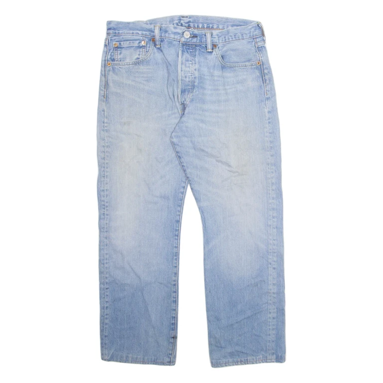 LEVI'S Mens Jeans Blue Regular Straight Stone Wash W32 L26