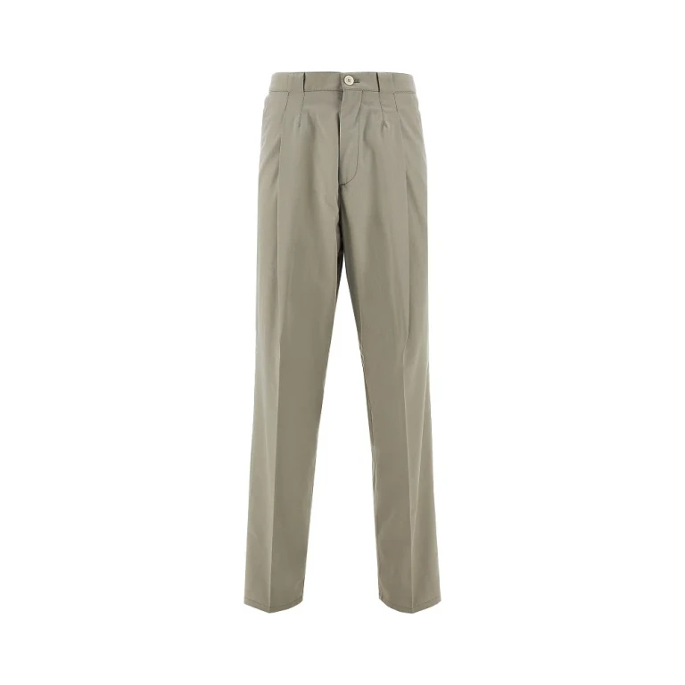 Pantalón de algodón con pinzas Brunello Cucinelli