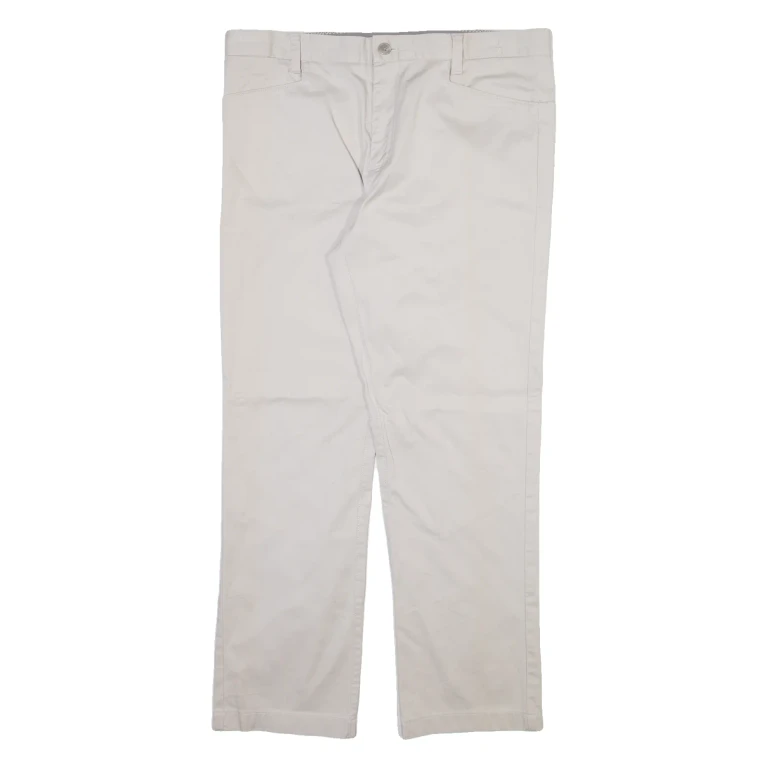 CALVIN KLEIN Mens Trousers Grey Slim Straight W34 L28