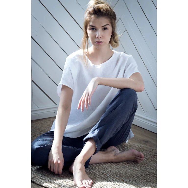 Women linen joggers
