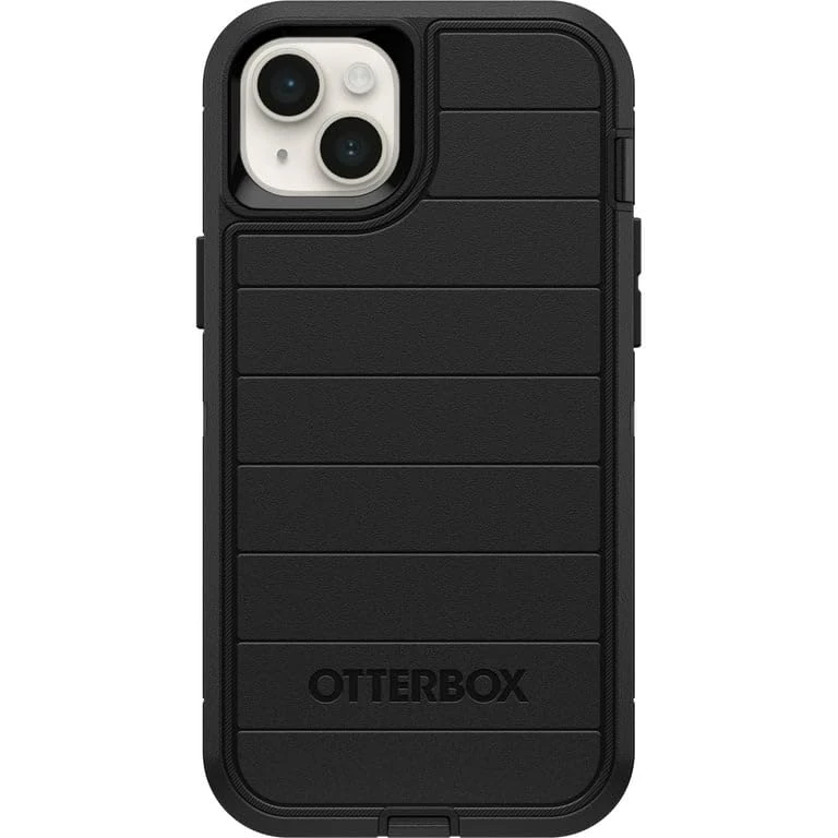 Defender Series Screenless Edition Case for Iphone 14 Plus (Only) - Case Only - Microbial Defense Protection - Non-Retail Packaging - (Black)