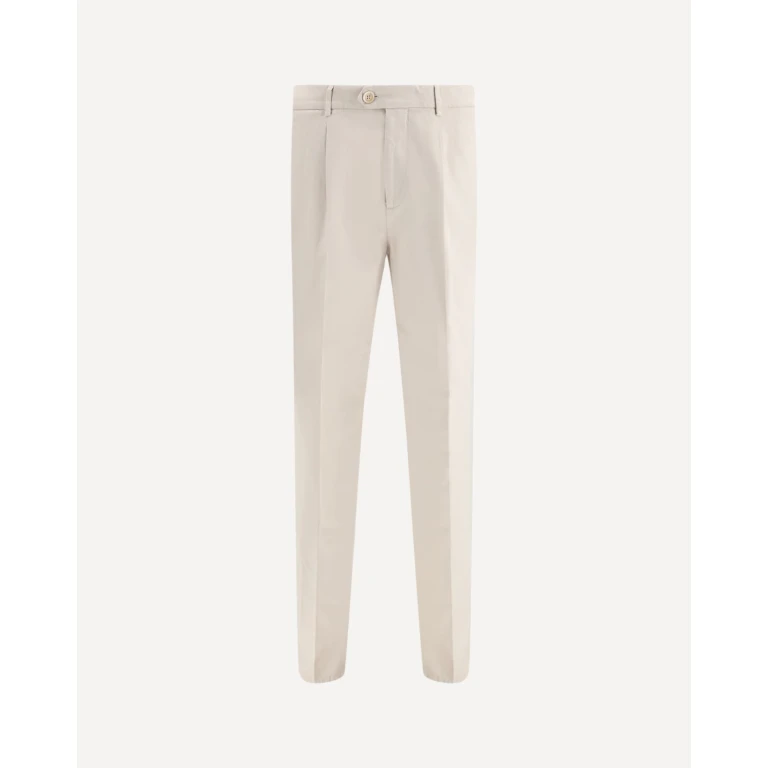 BRUNELLO CUCINELLI Cotton Trousers Male 56
