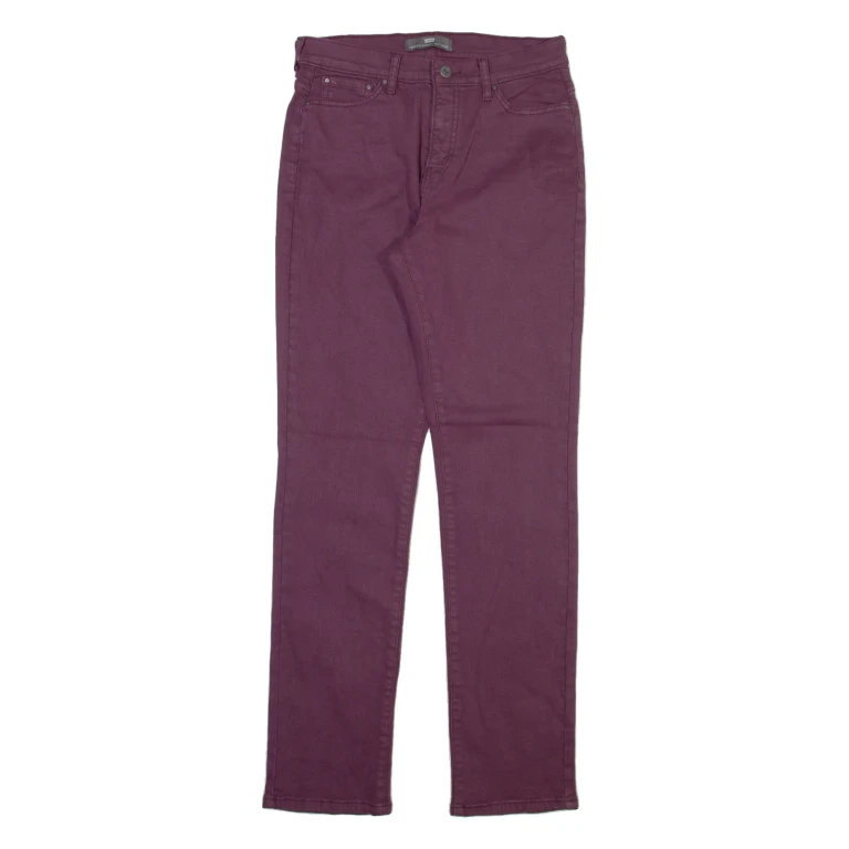 LEVI'S 512 Womens Jeans Maroon Slim Skinny W28 L31
