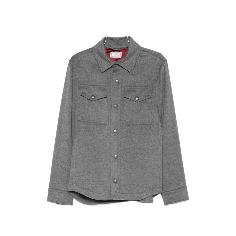 Flap-pocket Shirt Jacket