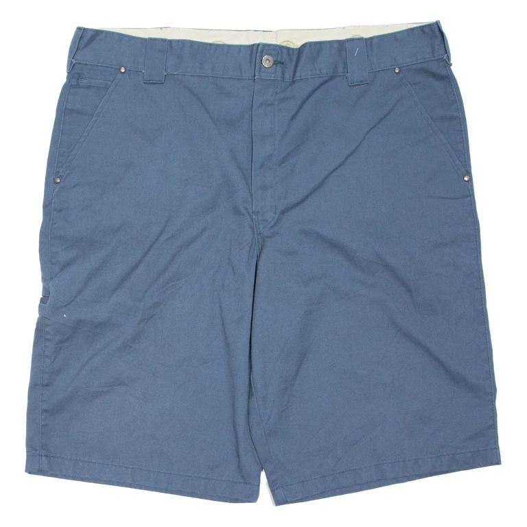 DICKIES Mens Workwear Shorts Blue Relaxed 2XL W42