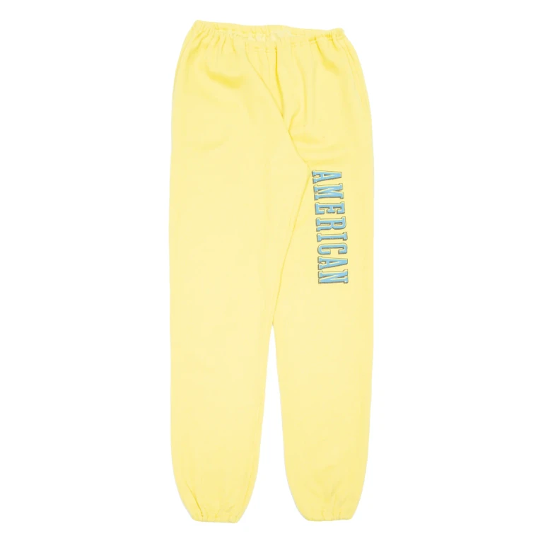 American Womens Joggers Yellow Tapered L W28 L32