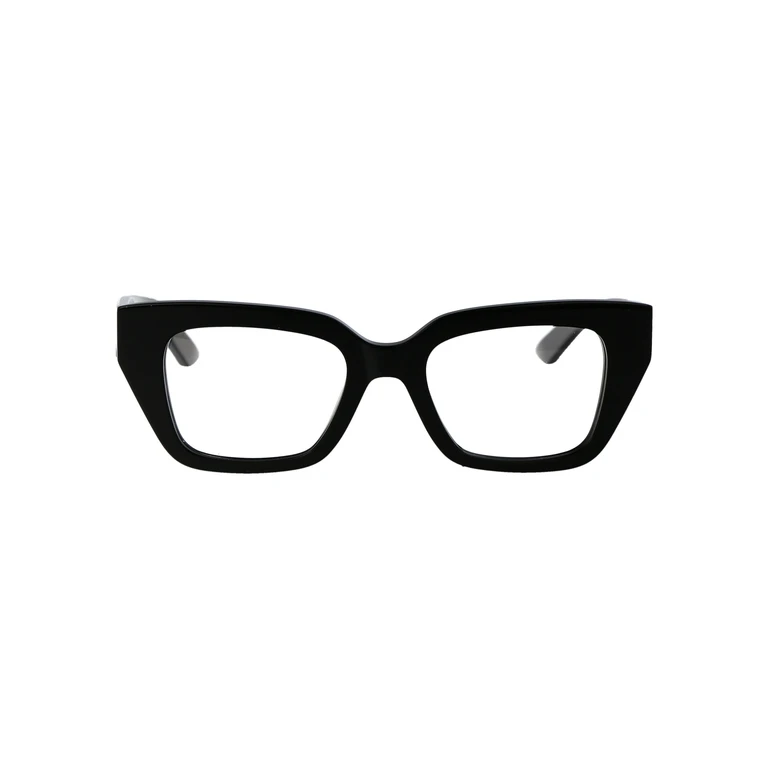 Alexander McQueen Am0453o 001 Black Transparent Acetate Optical - Women