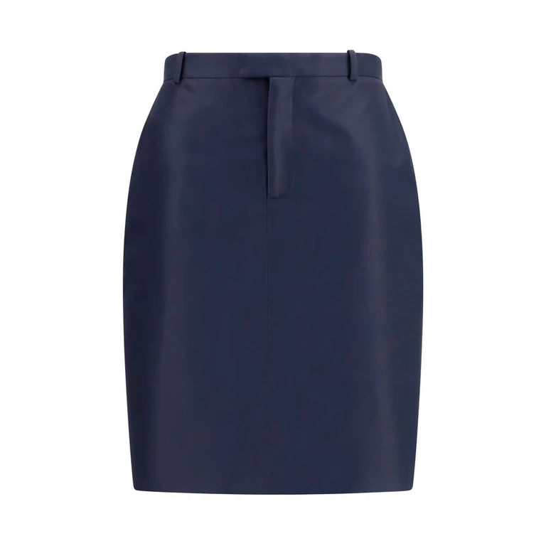 Gucci Blue Silk Skirt - Women