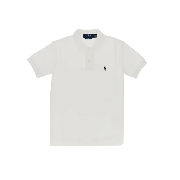 RALPH LAUREN Cotton piquet polo shirt with logo embroidery Kids S
