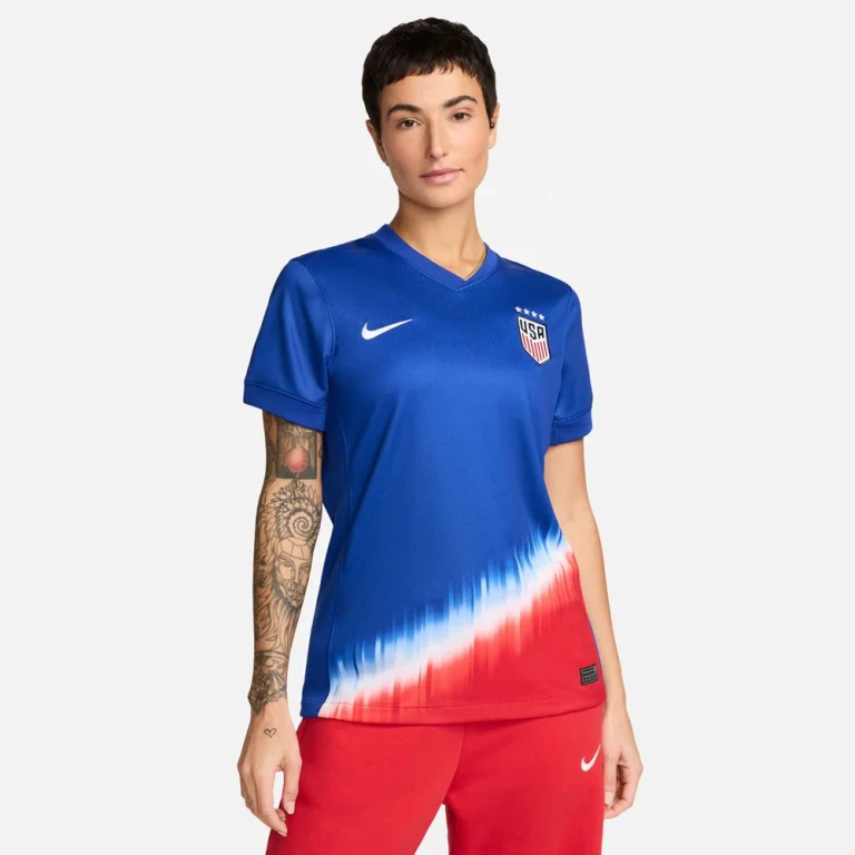 Women's Uswnt 2024 Stadium Away Soccer Dri-Fit Stars Patch Replica Jersey