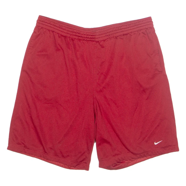 NIKE Mens Sports Shorts Red Relaxed XL W36