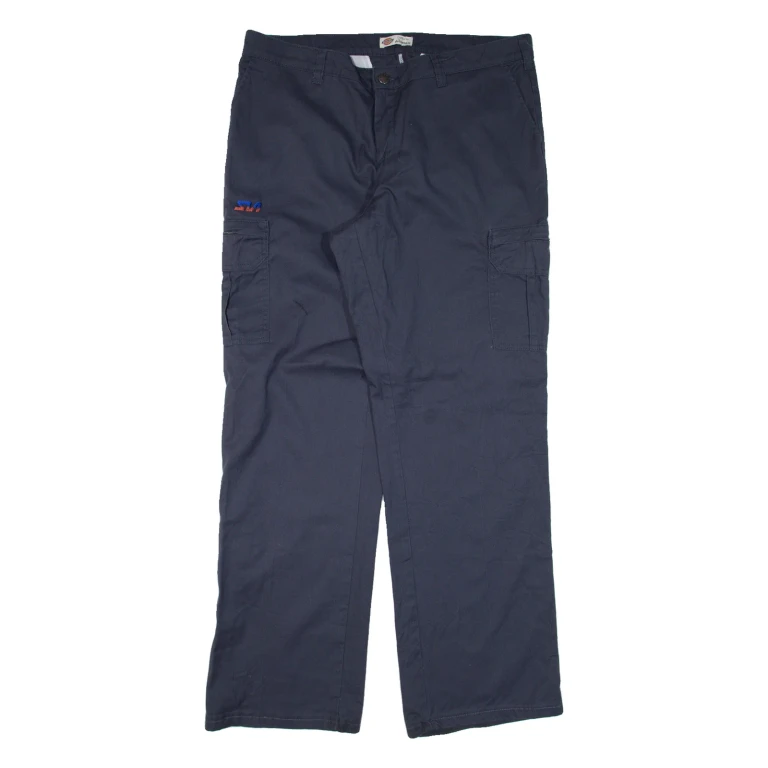 DICKIES Cargo Workwear Womens Trousers Grey Relaxed Straight W36 L32
