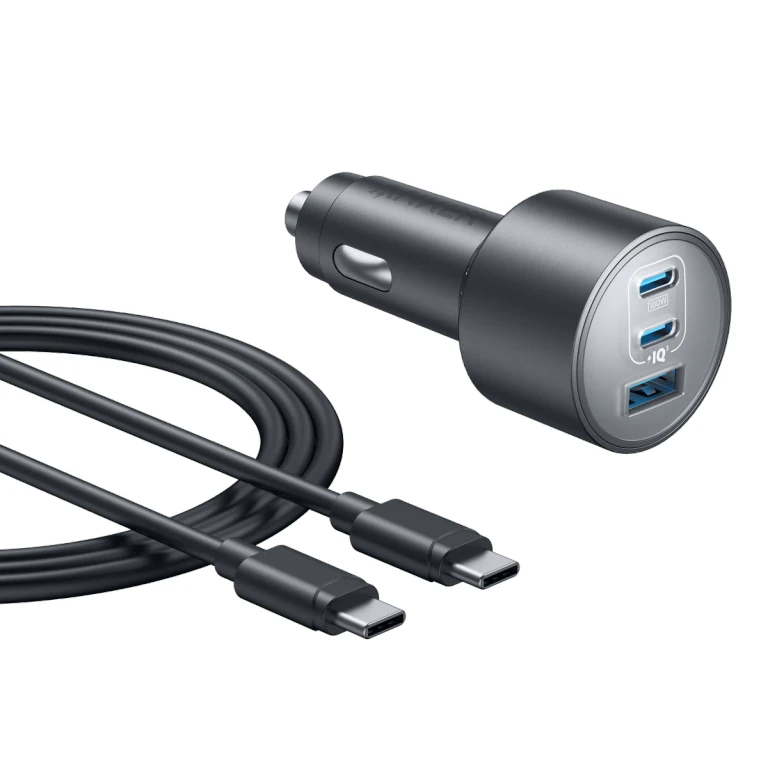 Nano Car Charger (167.5W, 3 Ports)