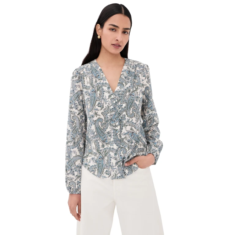 Farah Blouse Ecru Multi 2