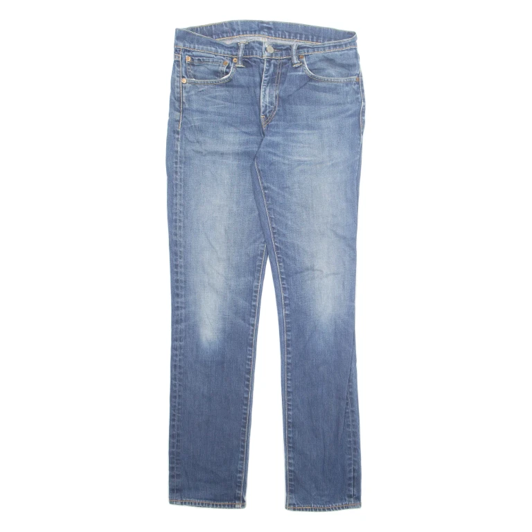 LEVI'S 511 Jeans Mens Blue Slim Straight Stone Wash W32 L31
