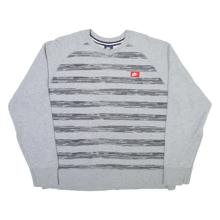 NIKE Mens Sweatshirt Grey L