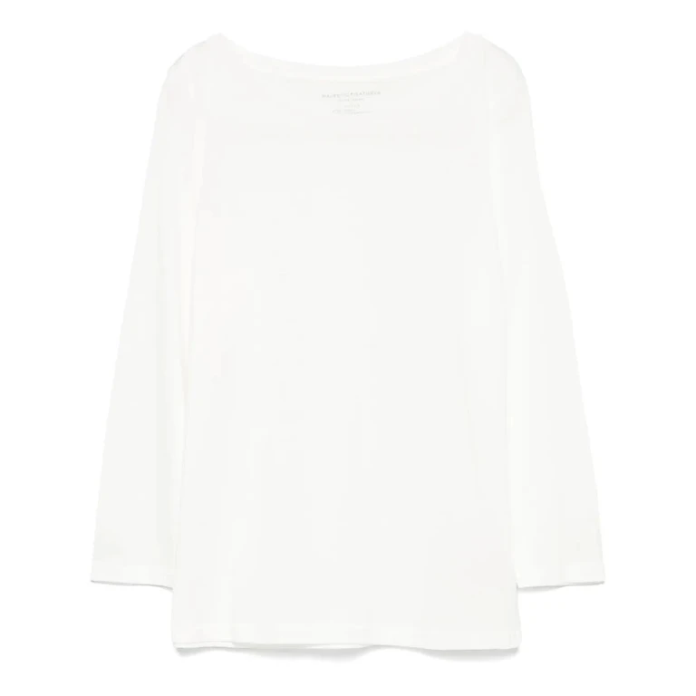 Majestic Filatures Boat-Neck 3/4 Sleeve T-Shirt