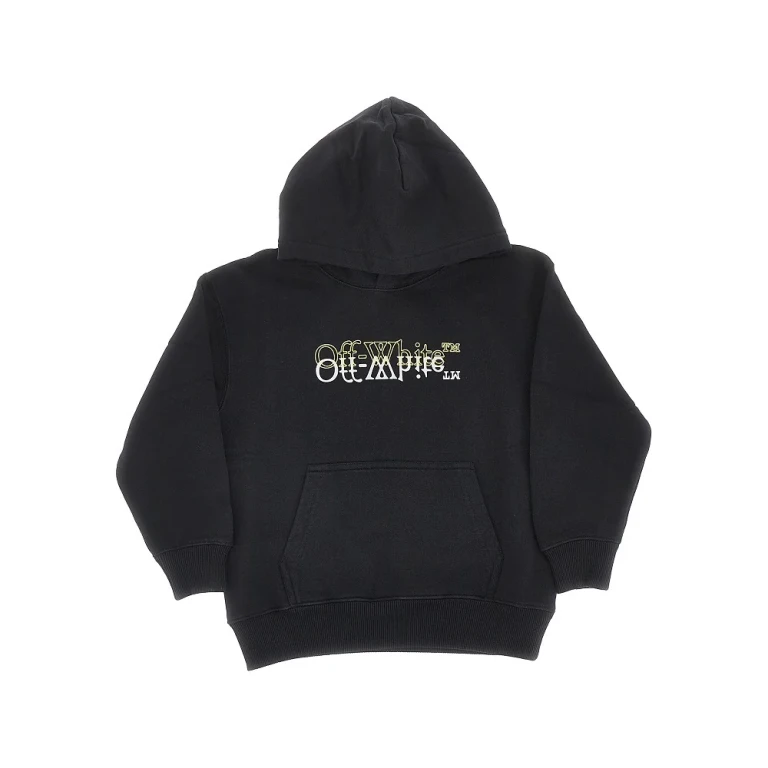 OFF WHITE Double Logo print hoodie Kids 6Y