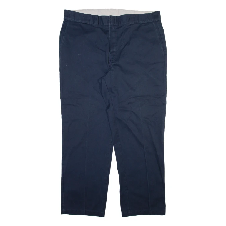 DICKIES 874 Workwear Mens Trousers Blue Regular Straight W40 L30