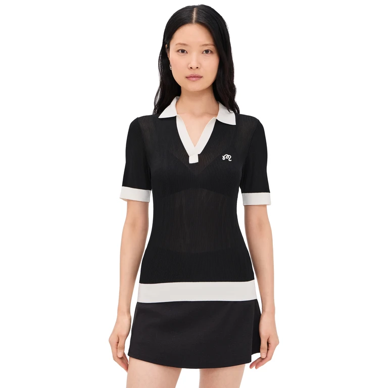 Malbon Melany Polo Black Onyx XL