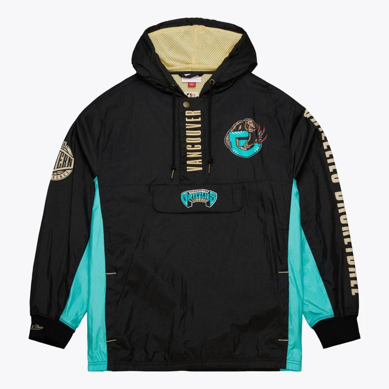 Men's NBA Team Og 2.0 Anorak Windbreaker Vintage Logo Grizzlies Windbreakers