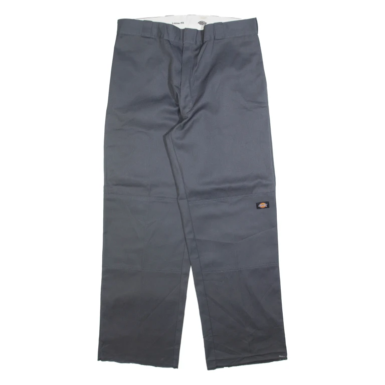 DICKIES Mens Trousers Green Relaxed Straight W35 L31