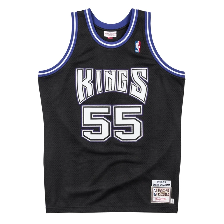 Men's NBA Authentic Jersey 1998 Sacramento Kings Jason Williams