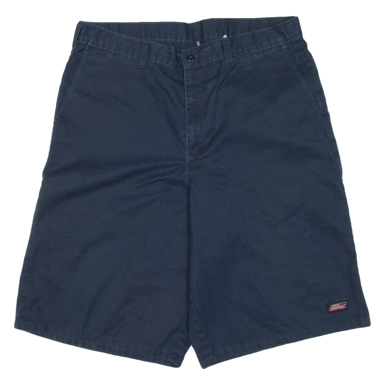 DICKIES Mens Workwear Shorts Blue L W36