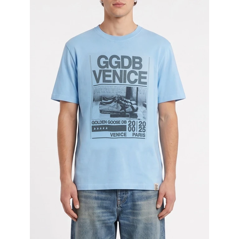 T-Shirt Men color Gnawed Blue (GMP01220P00236850977)