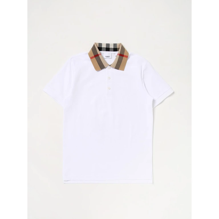 BURBERRY Polo Shirt Kids color White (8071621)