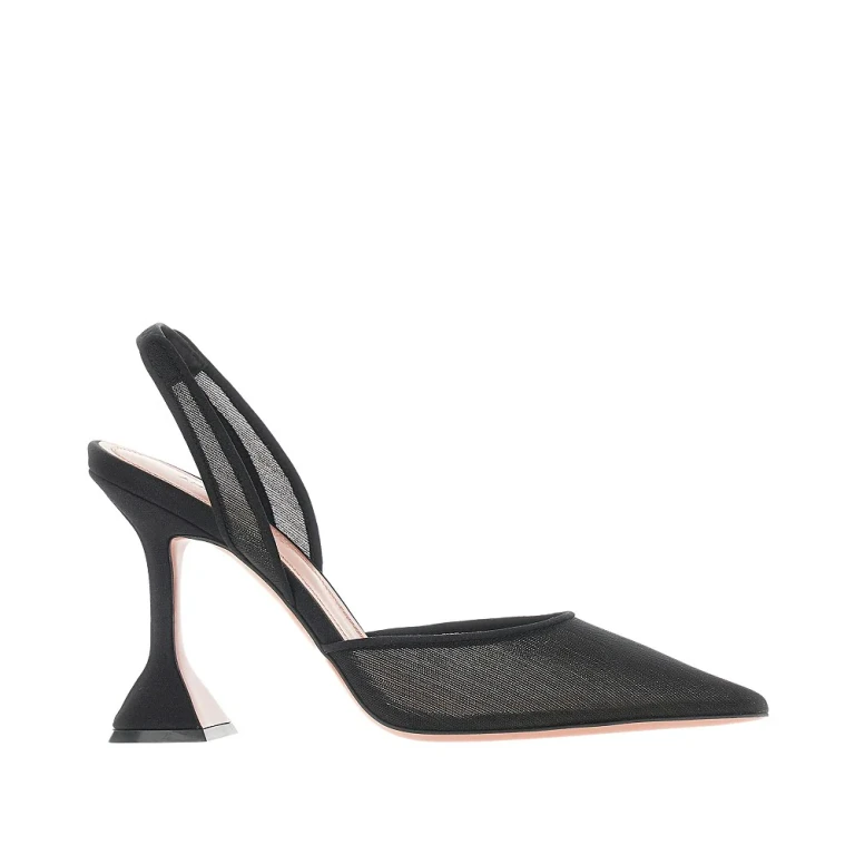 Amina Muaddi Holli Pointed Slingback Pumps (33373)