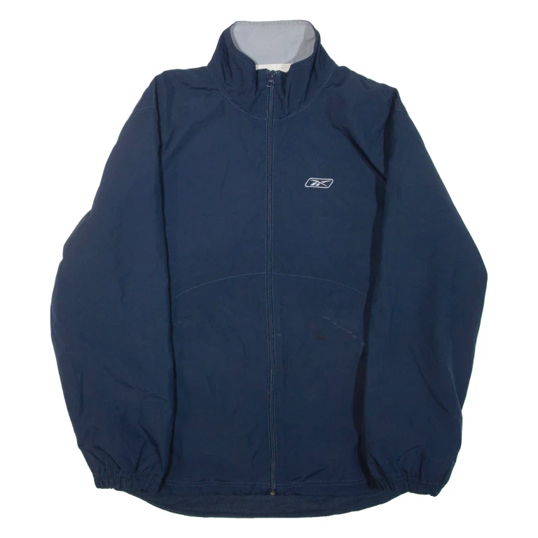 REEBOK Mens Track Jacket Blue S
