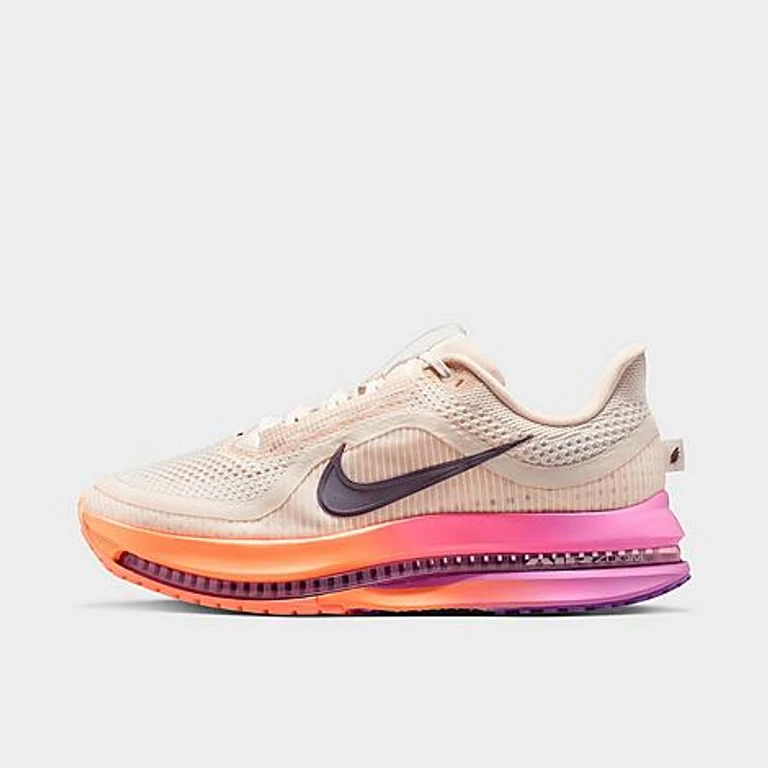 Nike Women's Pegasus Premium Running Shoes in Chalk/Orange Pulse/Light Magenta Size: 5.0