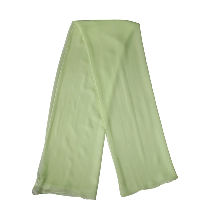 Dolce & Gabbana Light Green Silk Neck Wrap Stole 200cm X 134cm Scarf - Women
