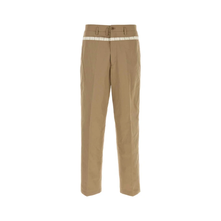 Camel Cotton Pant Tawny Exterior: Pantaloni - Men