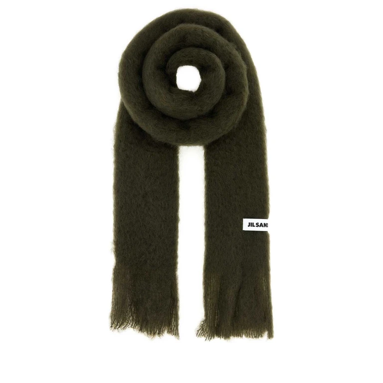 Blue Mohair Blend Scarf 420 Exterior: Wool Nylon Sciarpe E Foulard - Men