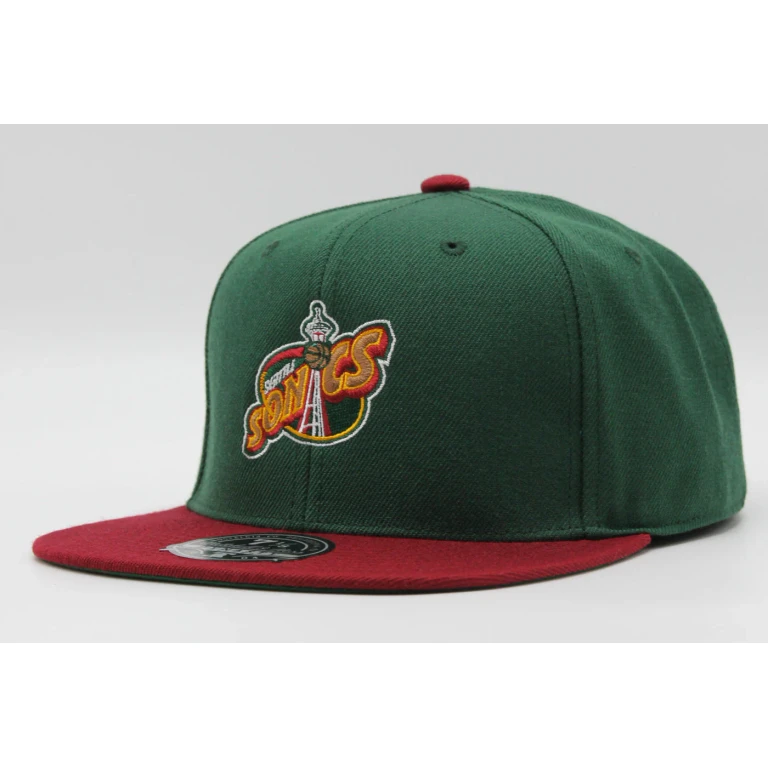 Men's NBA Team 2 Tone 2.0 Fitted Hwc Supersonics Fitted Caps