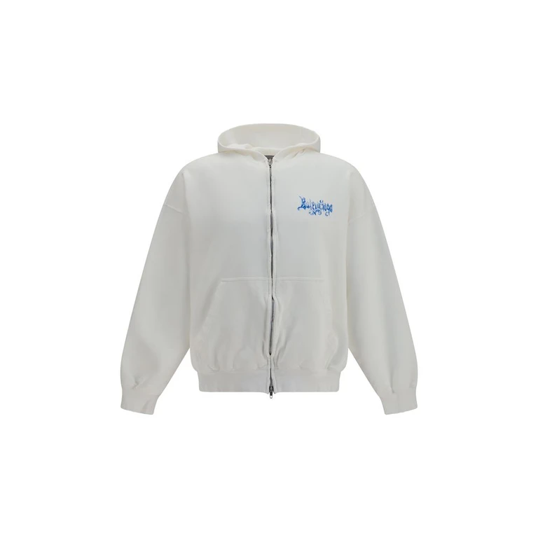 Balenciaga White Cotton Sweatshirt Clothing - Men