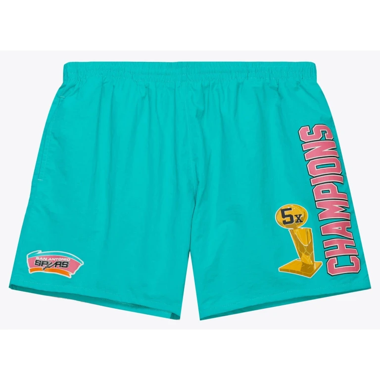 Men's NBA Team Heritage Woven Shorts Spurs