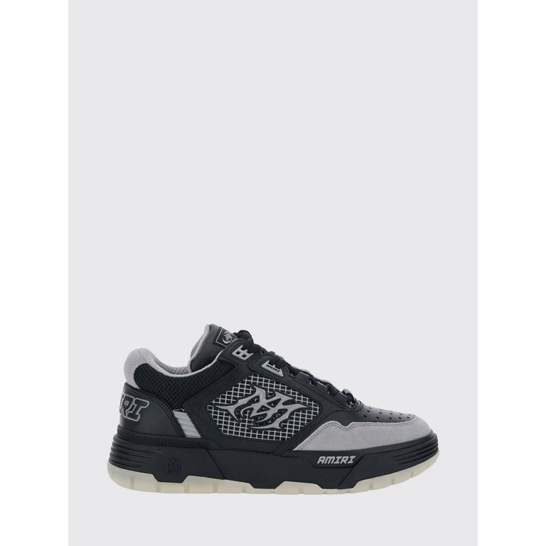 MA-94 Leather and Mesh Sneakers with Monogram and Suede Details (AMSNSN1088070)