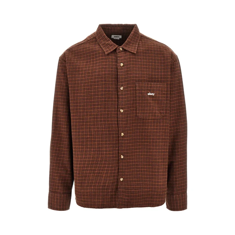 OBEY Check flannel shirt Man M