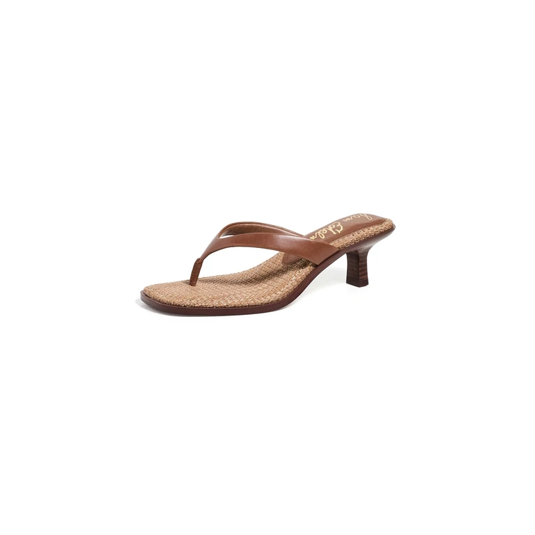 Sam Edelman Dollie Thong Sandals Rich Cognac 7