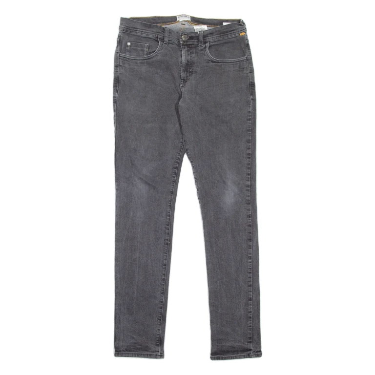 TIMBERLAND Mens Jeans Grey Slim Straight W32 L34