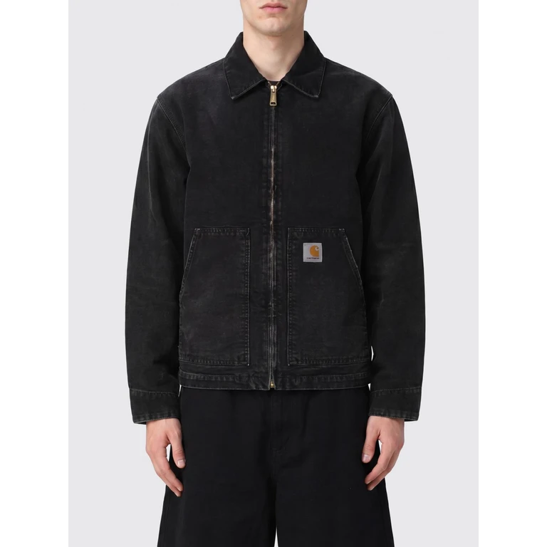 OG Arcan Cotton Shirt Jacket with Zip and Patch Pockets (I03686700E17)