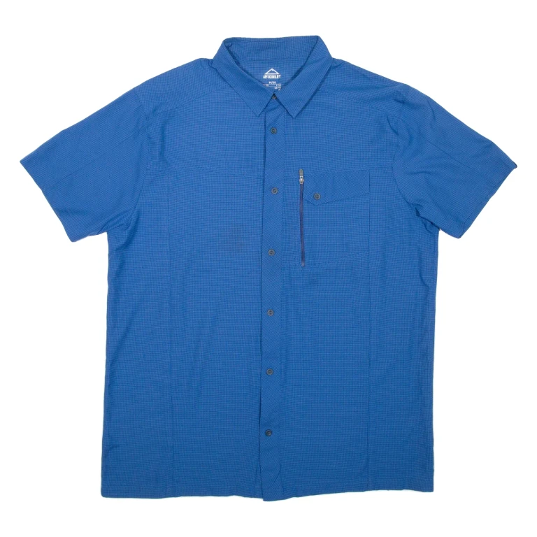 MCKINLEY Dry Plus Mens Shirt Blue Check M