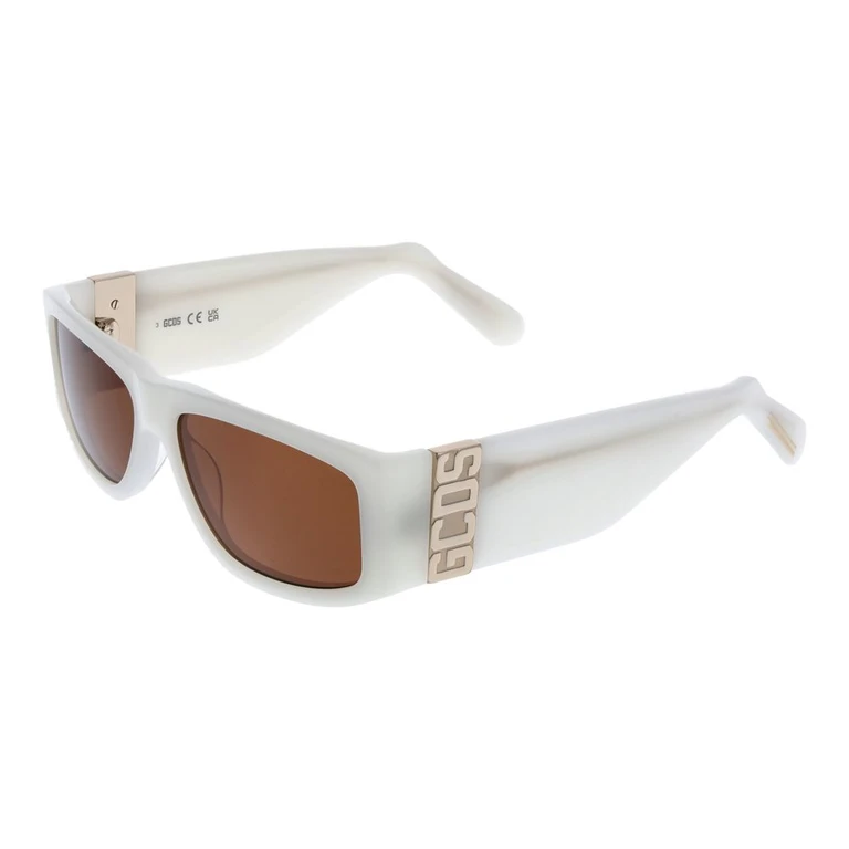 White Acetate Sunglasses - Unisex