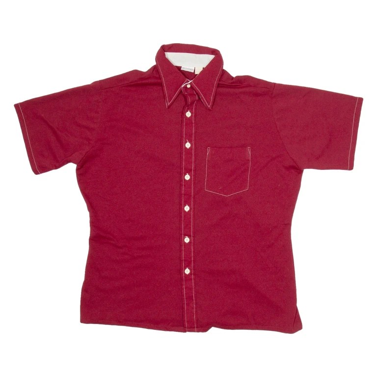 WRANGLER Womens Plain Shirt Red L