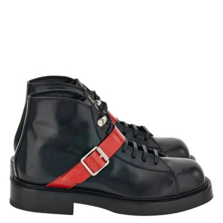 Ferragamo Gancini Ornament Ankle Boots